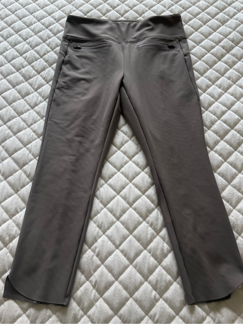 Athleta Stellar High Rise Crop Pants Gra - Picture 2 of 12